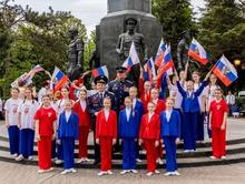 в сквере Пограничников