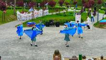 синий платочек